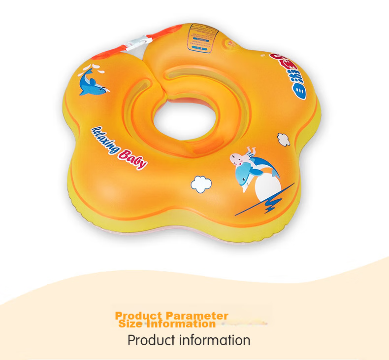 SwimmingBaby Baby Neck Float Inflatable Double Airbag Anti-Tip Swimming Ring Infant Safety Floatation Device 3