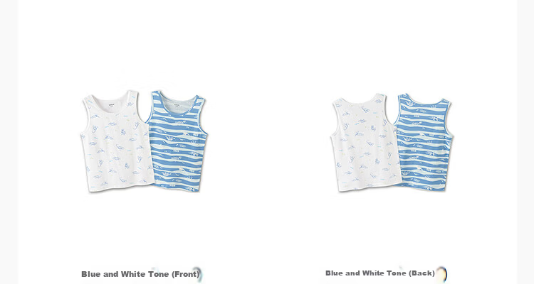 Balabala Kids Summer Vest Baby Girls Sleeveless Tank Top A-Class Comfortable 2-Pack 15
