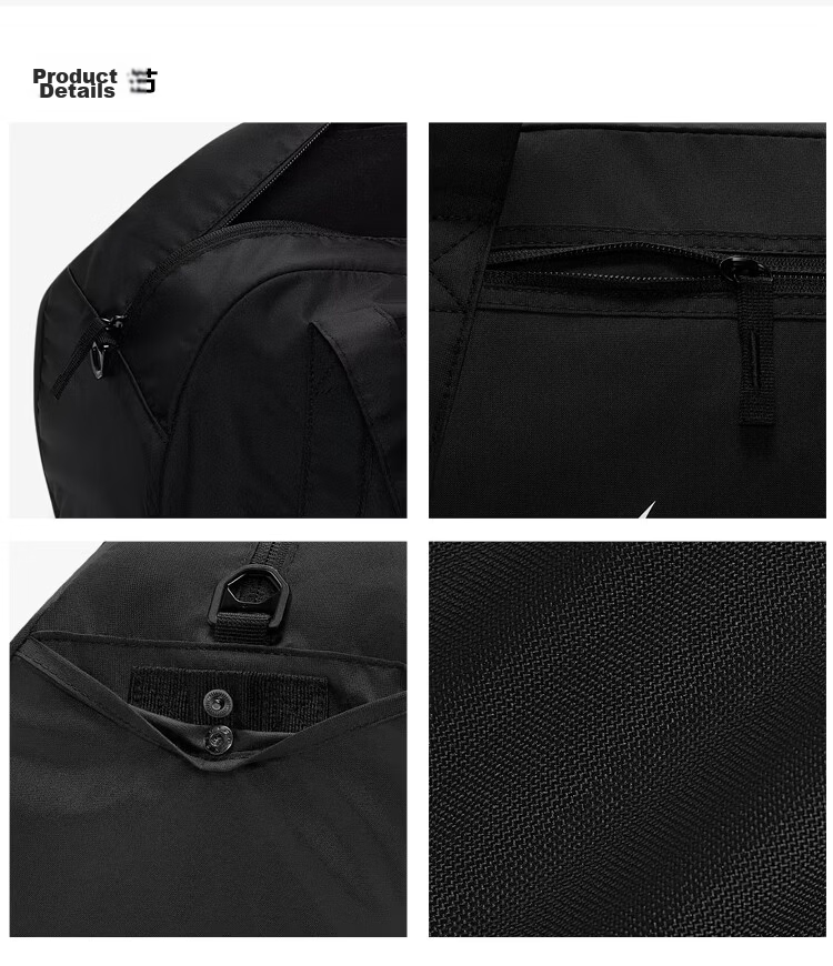 NIKE Women's Single Shoulder Bag Small Shoulder Bag Trendy Versatile Crossbody Casual Bag IH7961-010 Black One Size 5