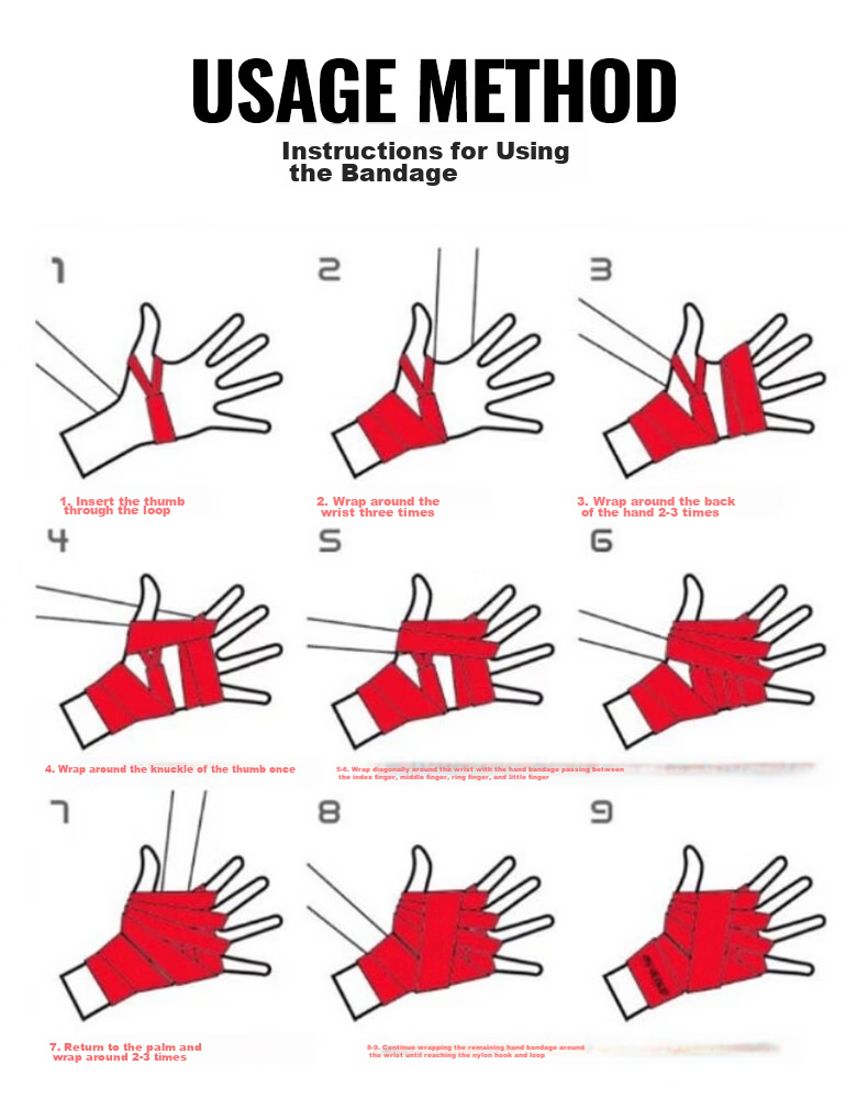 TORQUE Boxing Hand Wraps, Sports Boxing Bandages, Hand Protection for Fighting And Punching Bags, Black, 5 Meters 10