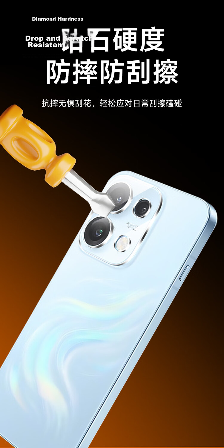 Kulefeng Pure Transparent No Frame Ultra Value 2 Sets OPPO Reno16 Pro Camera Lens Protector Film Rear Camera Protective Sticker AR Anti-Reflective HD Scratch-Resistant Dustproof 8
