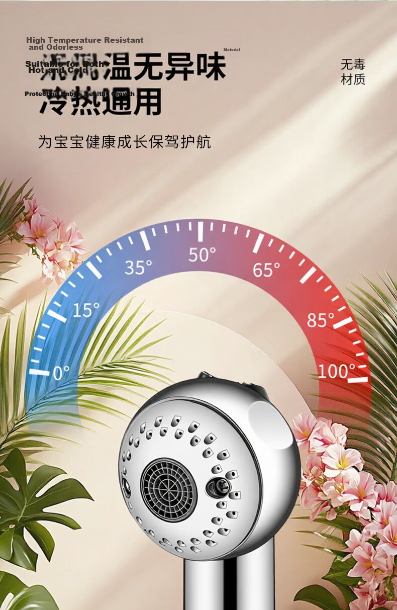 KEGOO Baby and Kids Shower Head Soft Water Flow Pet Bathing Washing Hair Attachment K4110 13