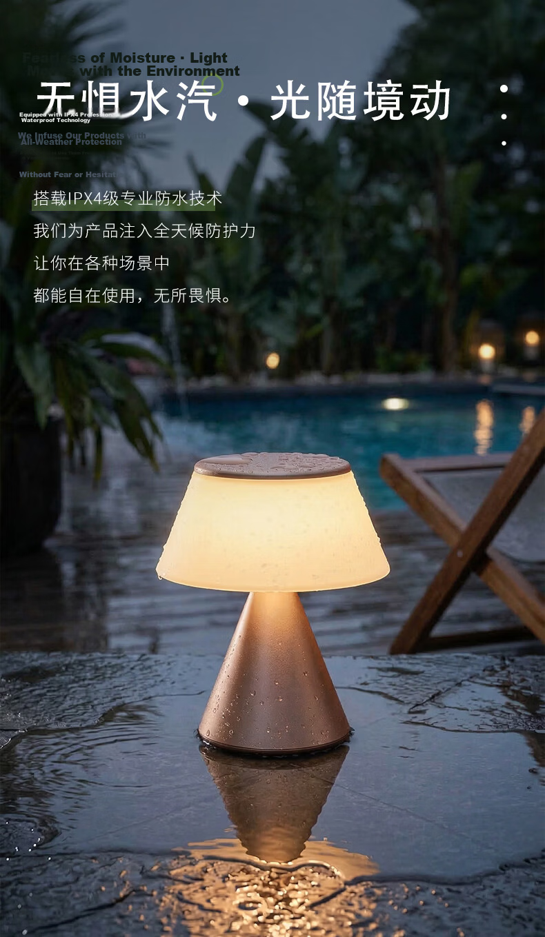 LEXON Original Flat Head Touch Lamp Bedroom Bedside Night Light Decorative Ambient Light High-End Birthday Gift 6