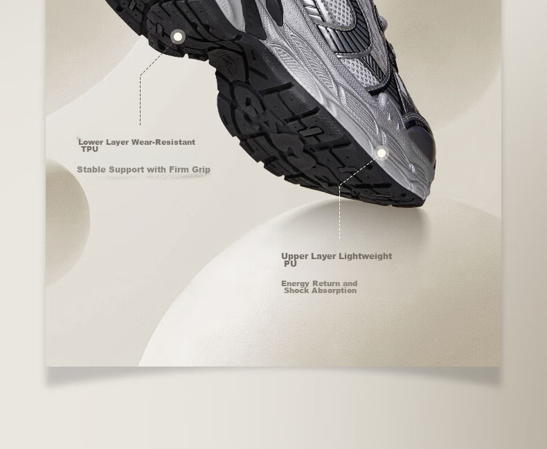 CAMEL Silver Moon 3rd Generation Dad Shoes Outdoor Height Increasing Casual Shoes L26S283125W Pearl White (Breathable Mesh) Size 38 13
