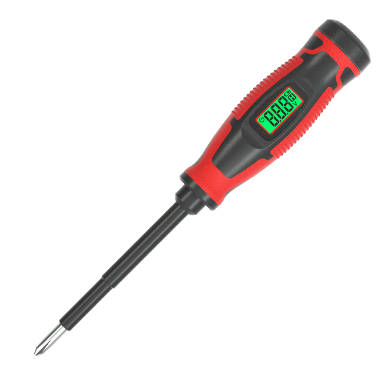 DELIXI ELECTRIC Screwdriver Voltage Tester Digital NCV Non-Contact 390V Live Neutral Wire Detection H1-C Phillips Screwdriver
