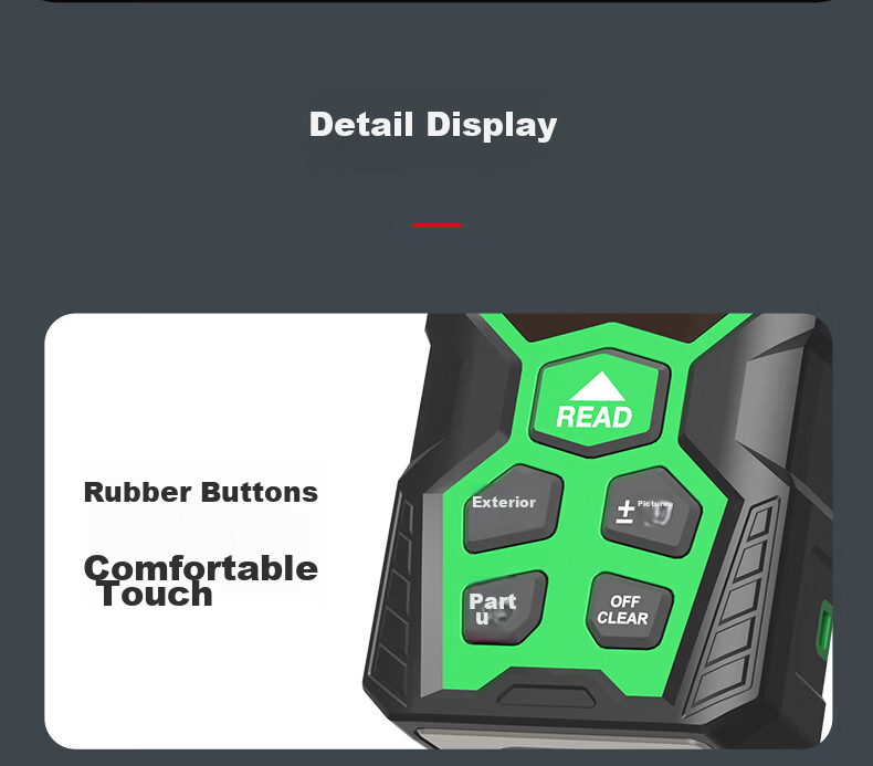 Delixi Electric Green Light Lithium Battery Rangefinder Indoor Outdoor IP68 Protection 70m with Bracket Compatible 15