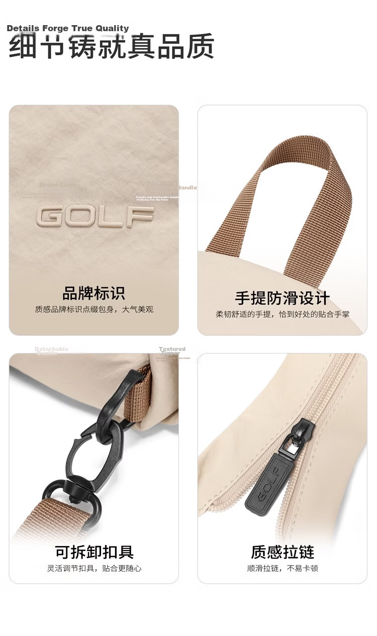 GOLF Lightweight Foldable Chest Bag Convertible Small Backpack for Women Outdoor Casual Shoulder Bag Sports Cycling Crossbody Commuter Bag 23