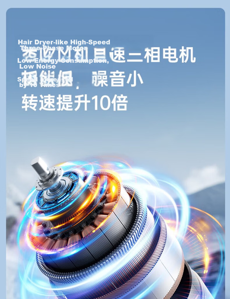 Youyang Semiconductor Cooling Mini Portable Handheld High-Speed Energy-Saving Turbo Rechargeable Outdoor Electric Fan 10