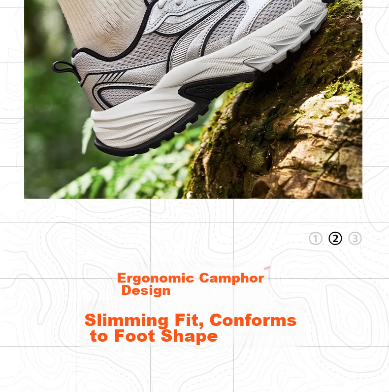 361° Women's Sports Shoes Summer Lightweight Breathable Cushioning Commuter Running Outdoor Trail Shoes 682622221F-1 15