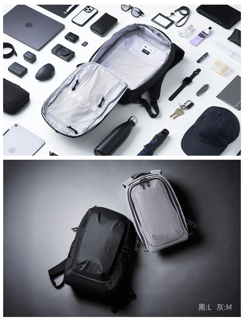 ELECOM MNL City Pack Urban Commuter Backpack High-End Sturdy Business Travel Large Capacity Laptop Bag for Men 2