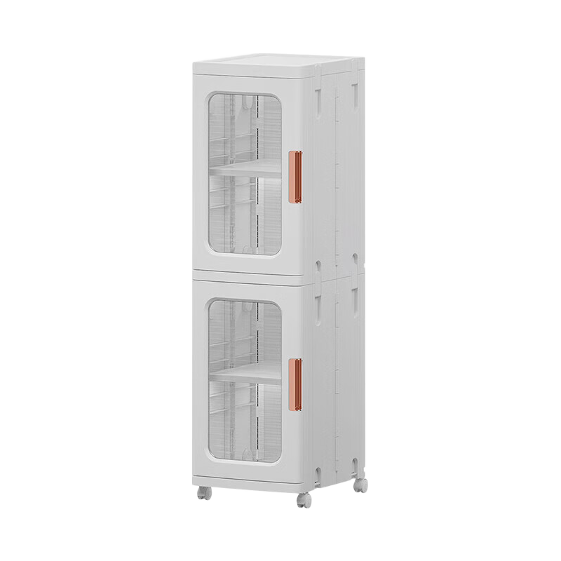 JEKO&JEKO Bathroom Storage Rack, Floor-Standing Gap Organizer Cabinet, Bathroom Supplies Toilet Cabinet, 24.5cm 2-Tier
