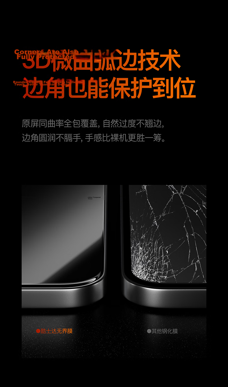 Kustar Tempered Glass Screen Protector for RedMagic Gaming Tablet 5Pro/3Pro 9.06-inch Electroplated Anti-Fingerprint High Transparency Explosion-Proof Film 17