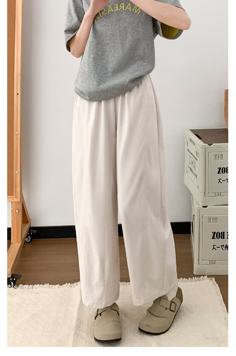 Borui Women's Summer Lightweight Breathable Quick-Dry Cropped Pants 2026 Latest Carrot Style Casual Sports Pants Navy Blue 14
