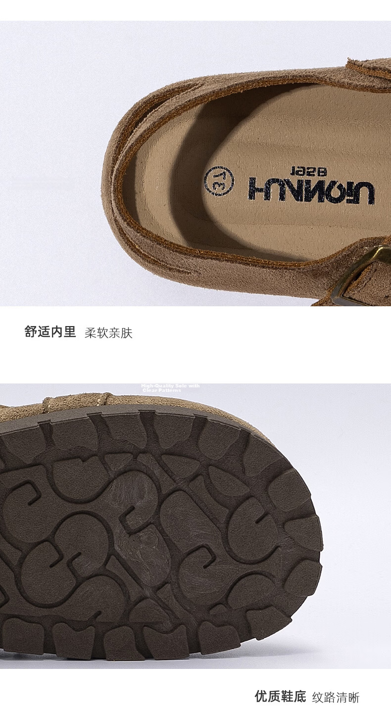 Global Birken Rome Women's Sandals 2026 Summer New Retro Versatile Closed-Toe Hollow Breathable Beach Sandals 5