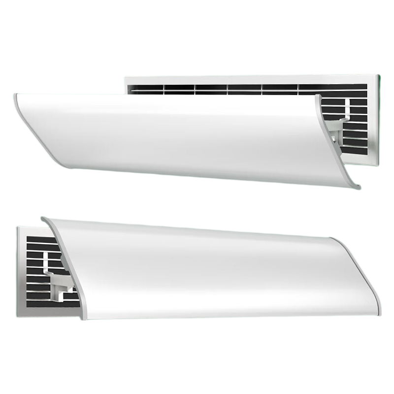 XIAOHUANGHOU Central Air Conditioning Wind Deflector, Anti-Direct Blowing Shield, Ceiling-Mounted Air Conditioner Wind Guide, Universal Side-Mounted, 80cm