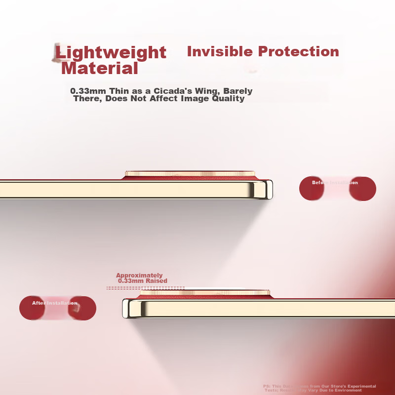 ESCASE [2-Pack] Tempered Glass Full Coverage Camera Lens Protector for Honor X80 Pro Max, Anti-Drop, Anti-Fingerprint, High-Definition Back Camera Protective Film 7