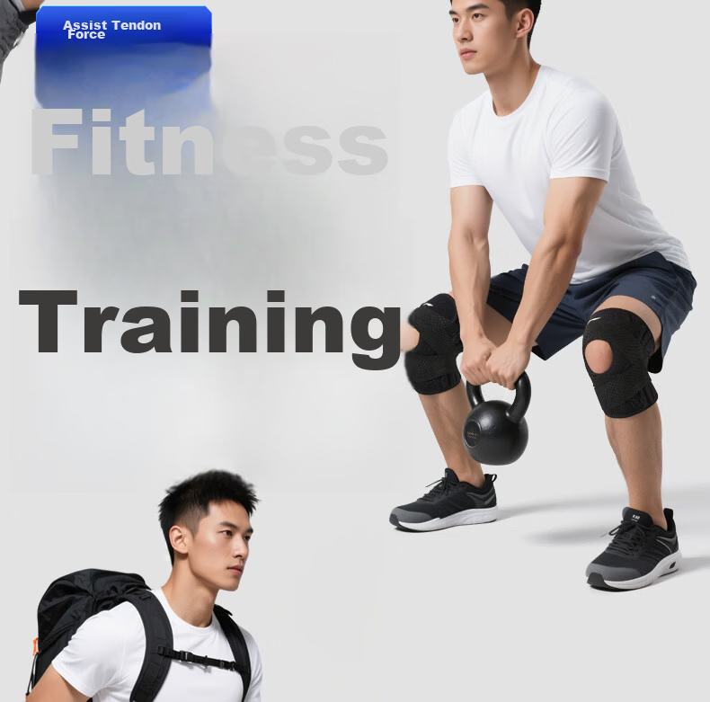 Li-Ning Knee Brace Summer Thin Meniscus Injury Protection Joint Patella Unisex for Hiking Running Badminton Basketball 26