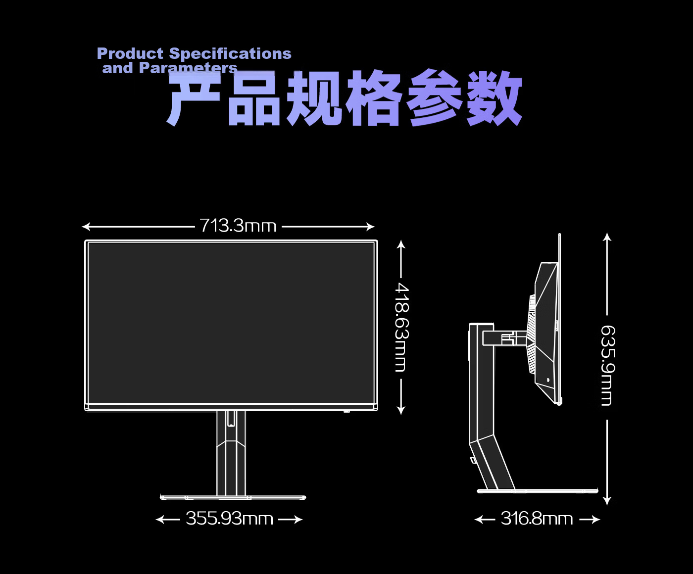 AOC AG326UZD2 32-inch 4K 240Hz BlackAR3.0 Anti-Glare Five-Layer Stacked QD-OLED HDR500 DP2.1 Type-C Gaming Monitor 43
