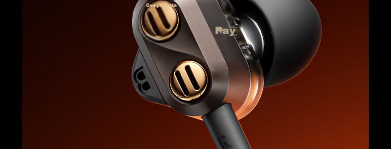 IKF Xuan Ying Wired In-Ear Gaming Headset with Mic 3.5mm Sound Localization E-Sports Dual Dynamic Driver Delta FPS Tuned Computer Microphone 2-in-1 Burnished Brown 32