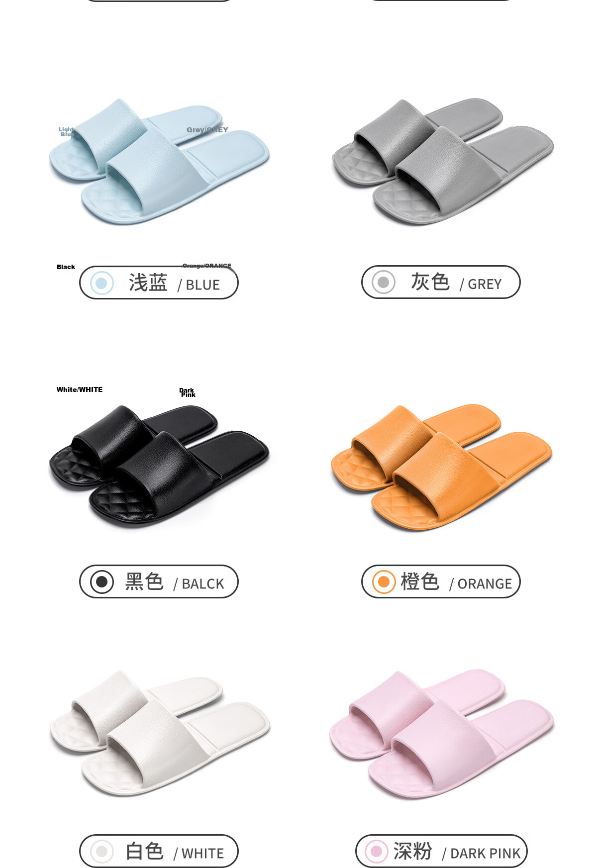TZLDN Women's Travel Slippers, Portable And Foldable, Non-Slip Bathroom Sandals, Hotel Beach Business Trip Outdoor Couple Slippers for Wome 16