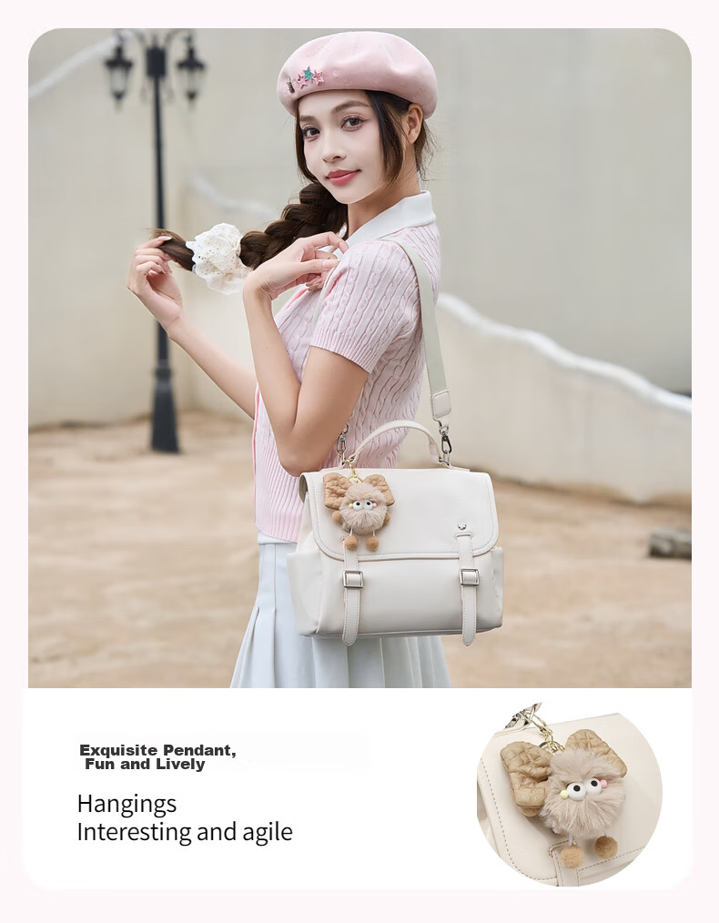 Disney Women's Backpack 2026 New Small Niche Multifunctional Large Capacity Commuter Bag Birthday Gift for Girls 5