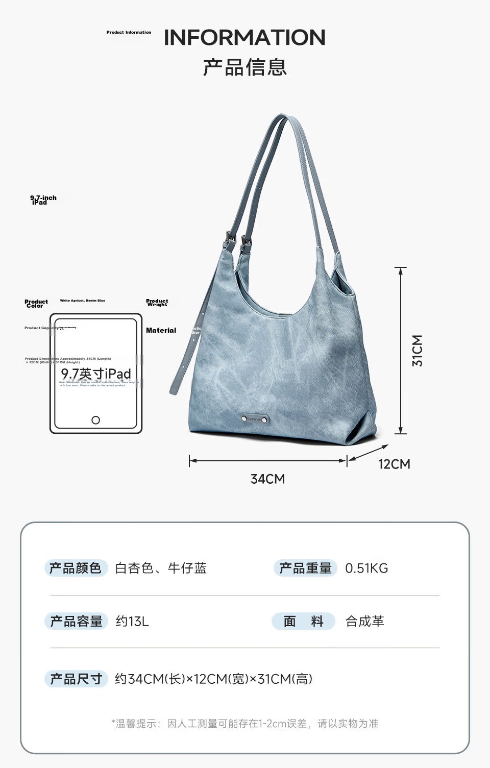 Hotwind Women's Shoulder Bag Underarm Handheld Tote Large Capacity Commuter Bag Valentine's Day Gift for Girlfriend 4