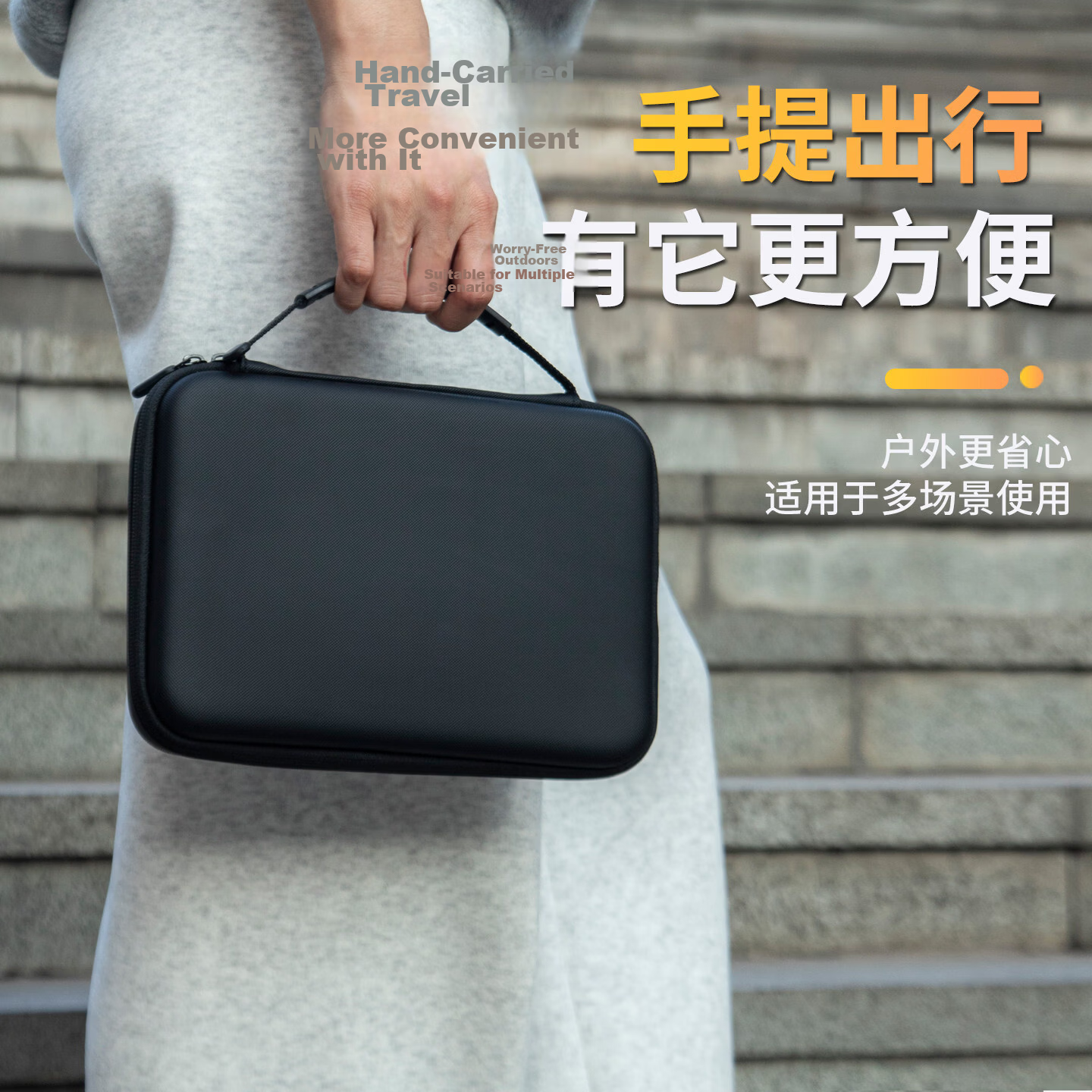 Sihuan Ke DJI Action 6 Storage Bag A6 All-in-One Shooting Set Protective Case Osmo Pocket Sports Camera Portable Handbag Waterproof Backpack
