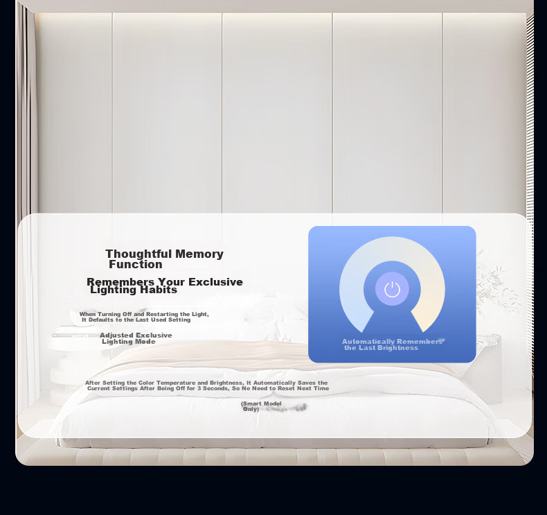 AUX American Pure Eye Protection AI Voice Smart Bedroom Ceiling LED Light Nordic Modern Minimalist Main and Secondary Bedroom Study Room 30
