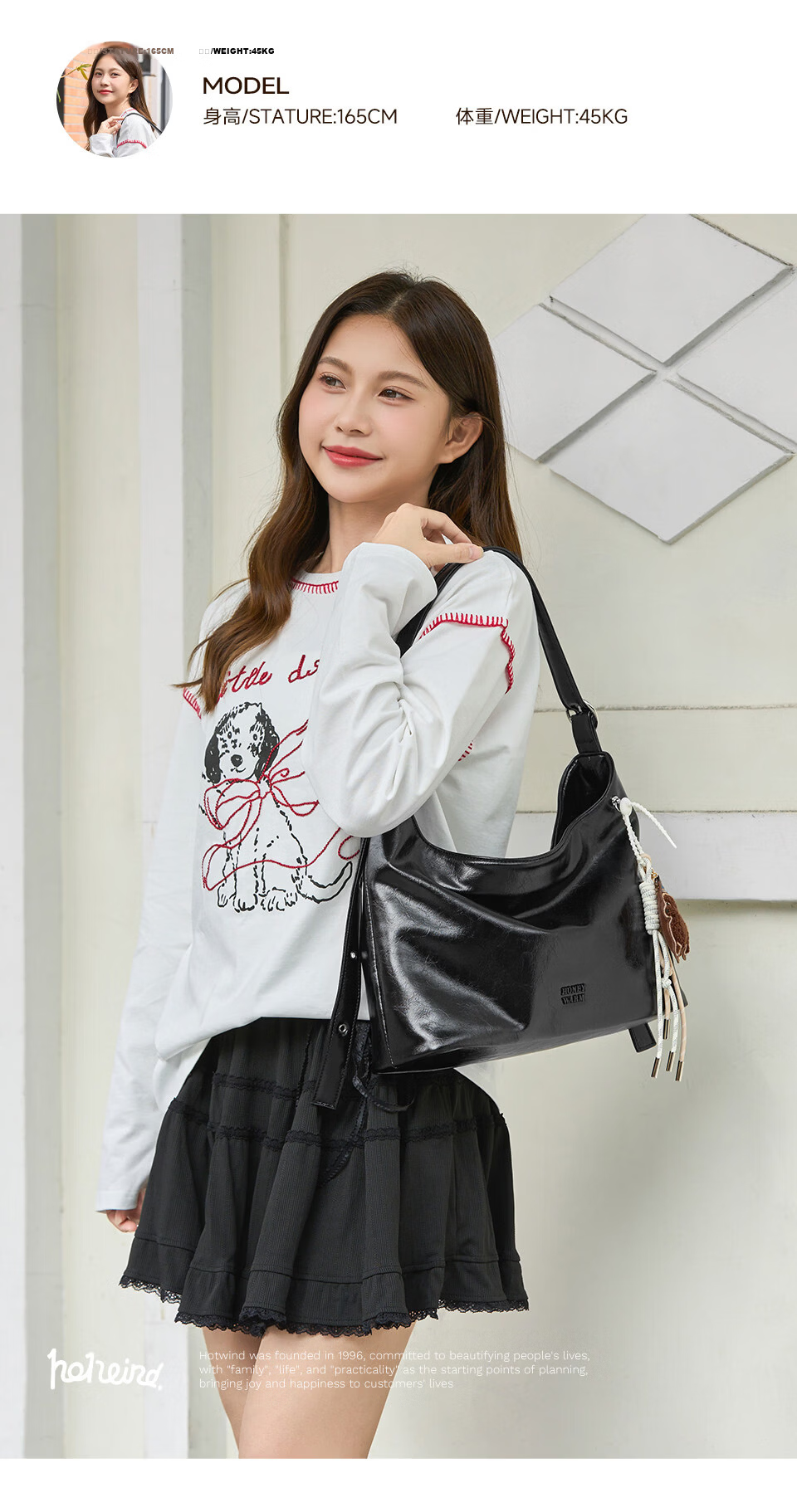 Hotwind Women's Shoulder Bag Underarm Bag Tote Crossbody Handbag Commuter Large Capacity Qixi Valentine's Day Gift 7