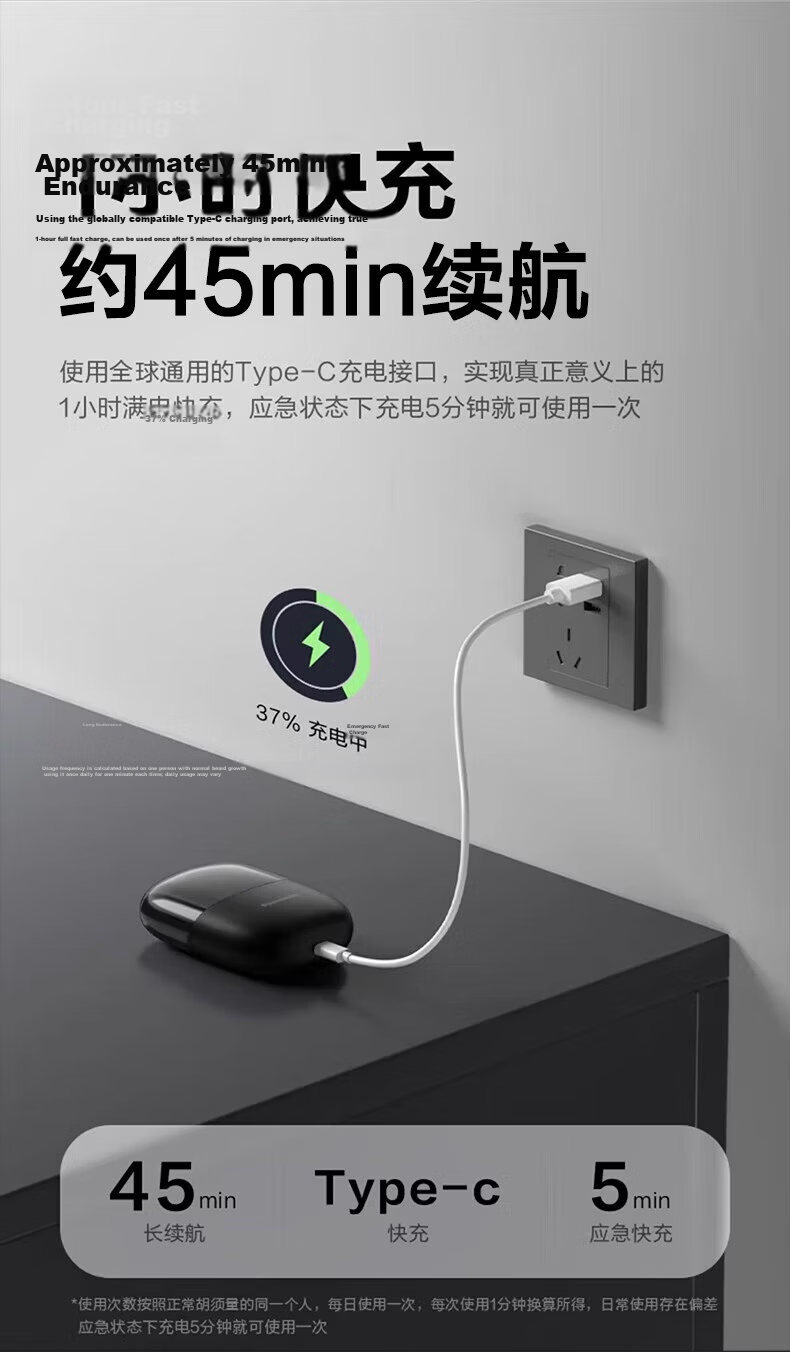 Panasonic [Mid-Autumn Festival Gift] Electric Shaver, Mini Portable Reciprocating Razor in Small Square Box, Birthday Gift for Men, Gift Box for Boyfriend Or Father, CM20 Silver 19