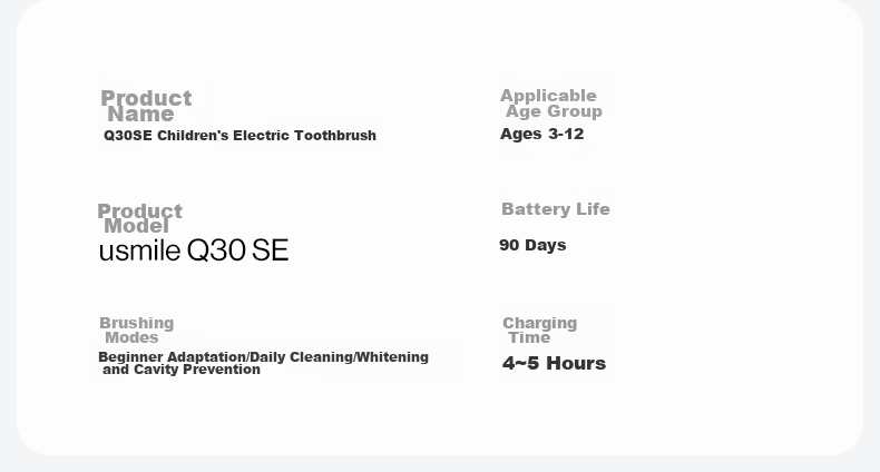 Usmile Smile Plus Kids Electric Toothbrush 2026 New Model 7-Day Brushing Habit Star Toothbrush for Ages 3-12 Birthday Gift Blue 11