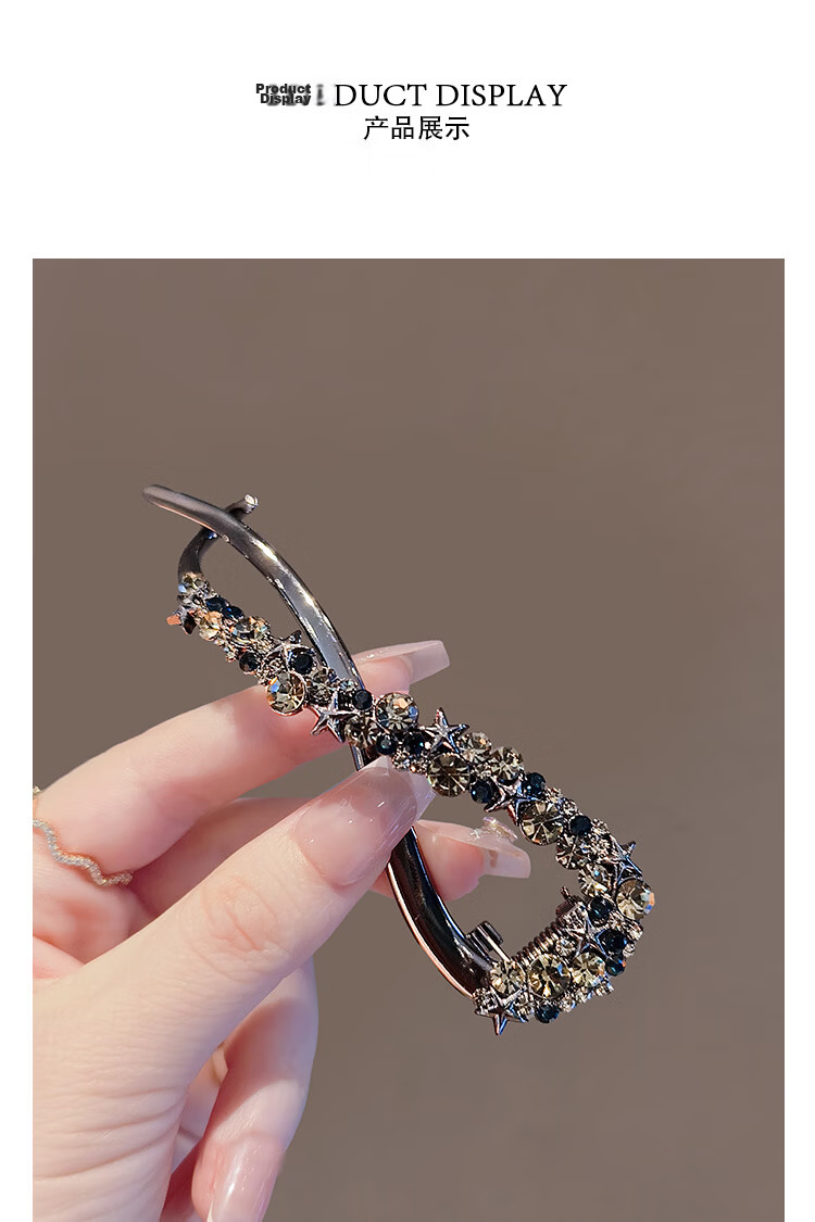 Dongyi Premium Hair Clip for Women 2025 Elegant Back Hair Bun Claw Clip Twist Clip Mom Hair Accessory Luxury Hairpin 3