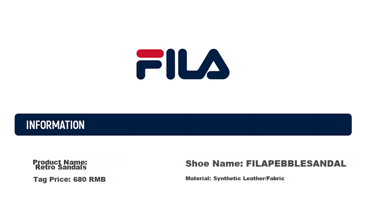 FILA Official PEBBLE SANDAL Retro Women's Ballet Casual Sandals 17
