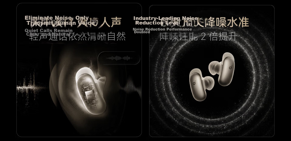 SoundCore Anker Noise Cancelling Headphones ProMax Noise Reduction Clear Call AI Large Screen Translator Wireless Bluetooth Earphones Bluetooth 2026 Latest Guinness Certified Gold 7