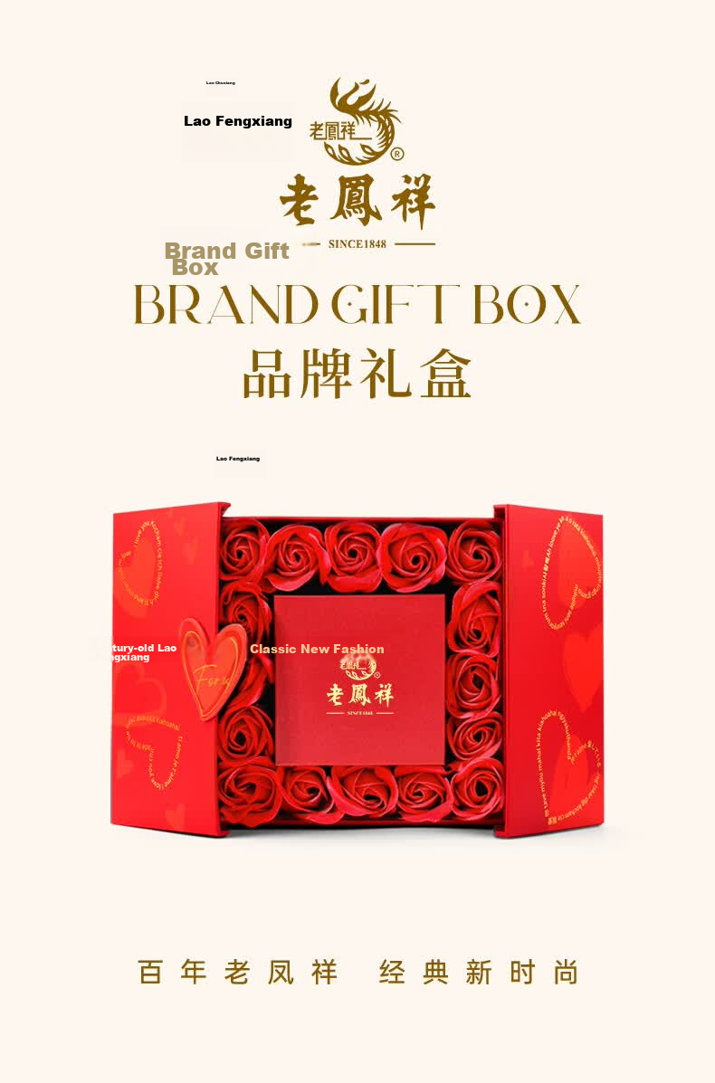 Lao Feng Xiang 2026 New Pure Gold Four-Leaf Clover Bracelet for Women Birthday Anniversary Gift for Girlfriend Wife 13