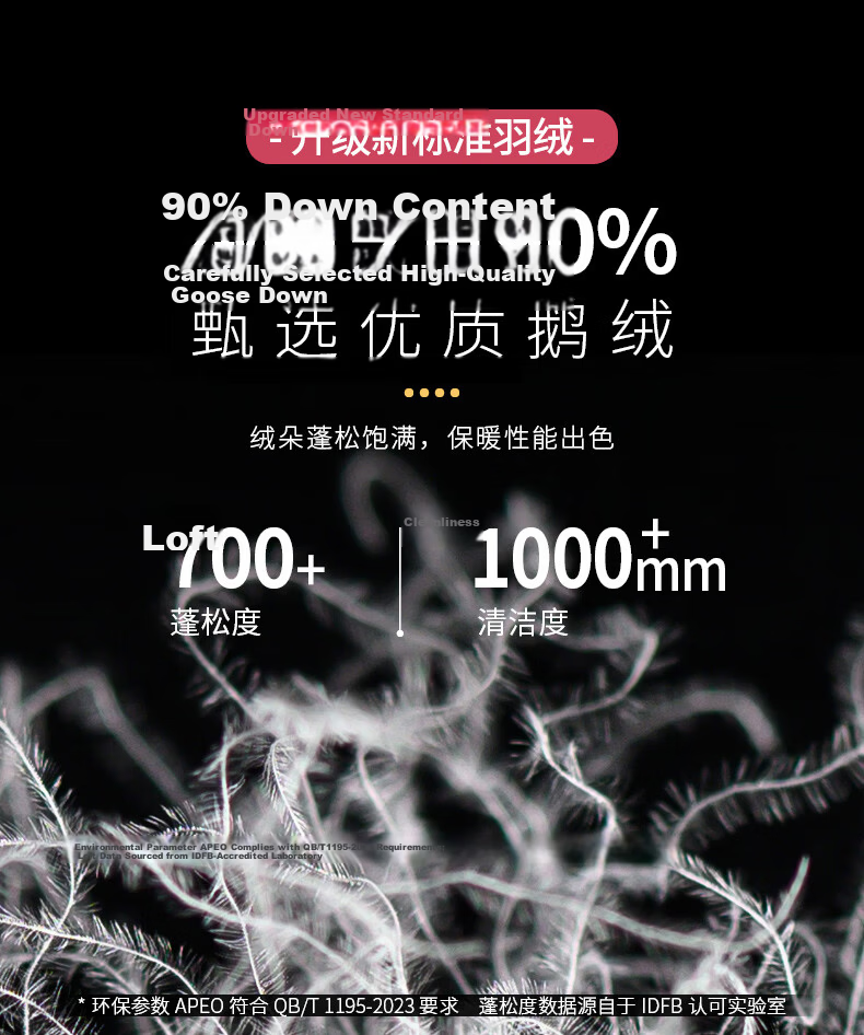 BLACKICE G Series Mummy Goose Down Sleeping Bag Camping Warm Adult Sleeping Bag G700 (New Standard) Red/M 6