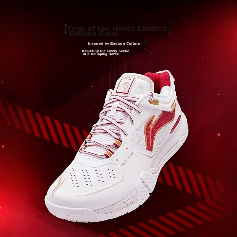 LI-NING Flying on the Ground 3PRO Professional Badminton Shoes Men's Comprehensive Balanced Anti-Twist Comfortable Durable Shock Absorption 9