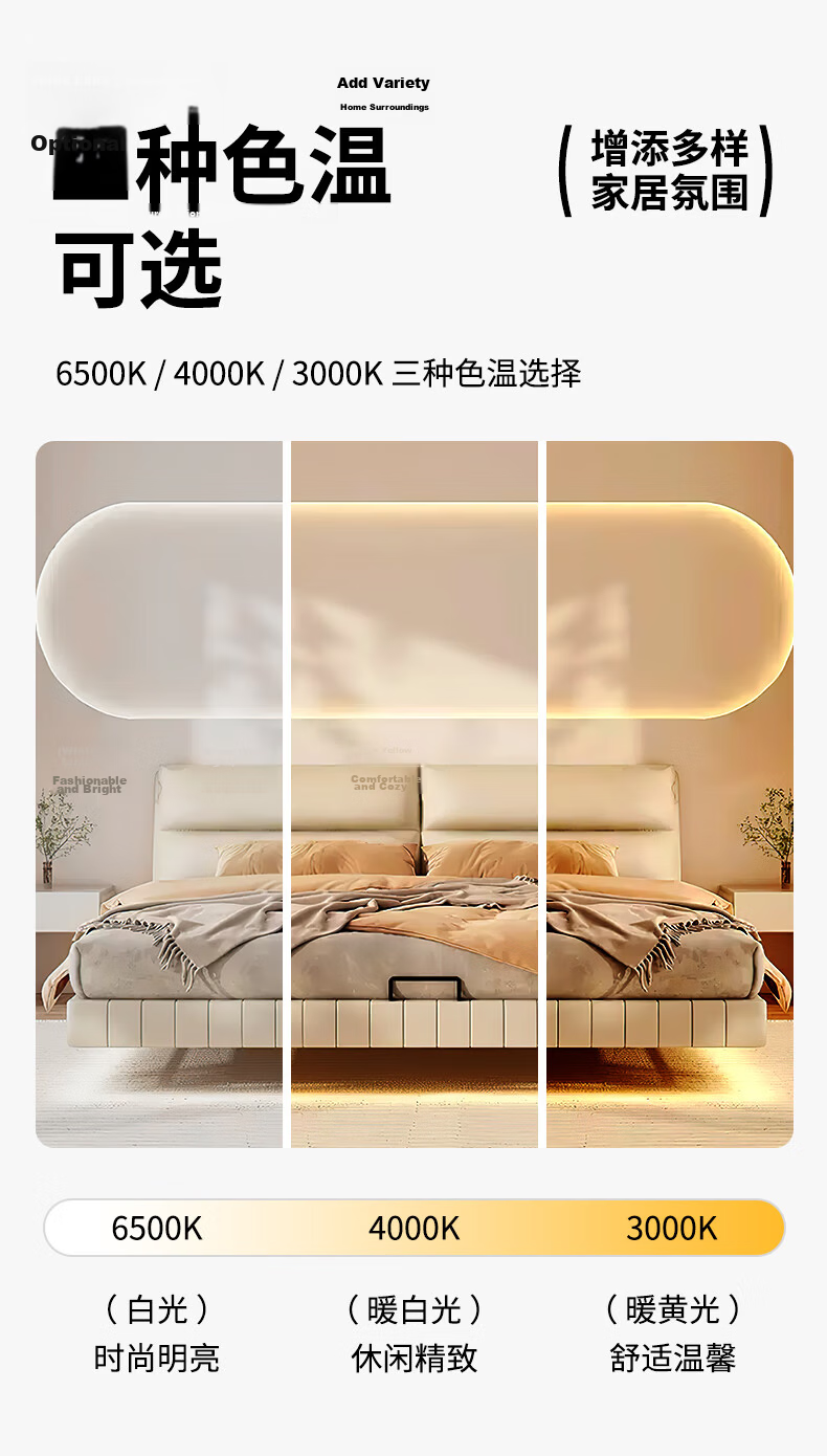 Sanxiong Aurora COB LED Strip 24V Low Voltage Ultra-Short Cuttable Linear Light Flicker-Free Ambient Light 10W Warm Yellow 12
