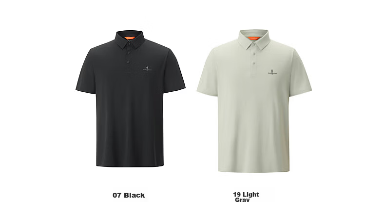 Biyinlefen [Tech Mosquito Repellent] 2026 Spring Summer New Men's Casual Lightweight Short Sleeve Polo Shirt 19 Light Gray 2XL 11