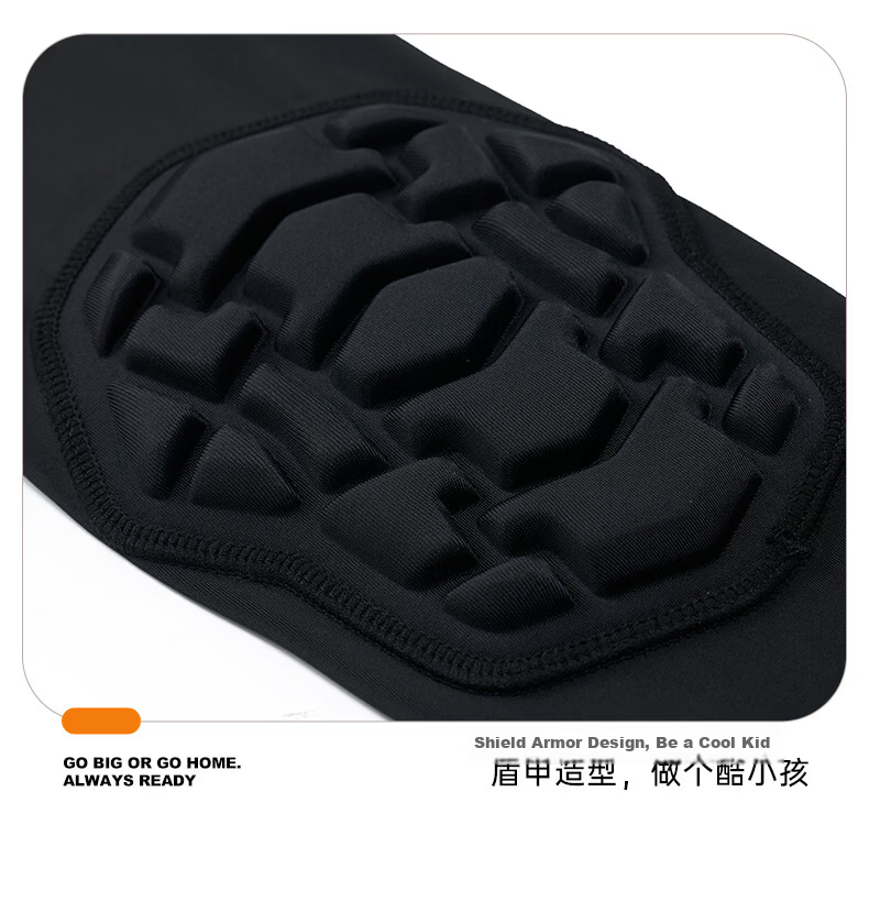 Zhunzhe Kids Impact-Resistant Basketball Training High-Elastic Breathable Knee Pads Compression Nine-Point Fitness Pants 23