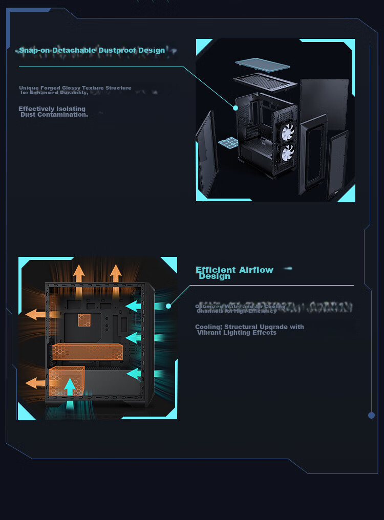 MSI Dark Knight Codex AMD Ryzen R5 5600/RTX 3050/16GB/1TB Gaming Designer Desktop PC DIY Assembly Computer 6