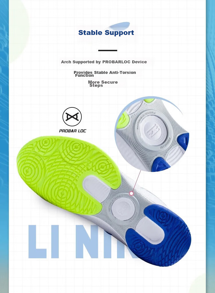 LI-NING Zhanji 3 Lite Men's Carbon Fiber Shock Absorption Badminton Shoes 4