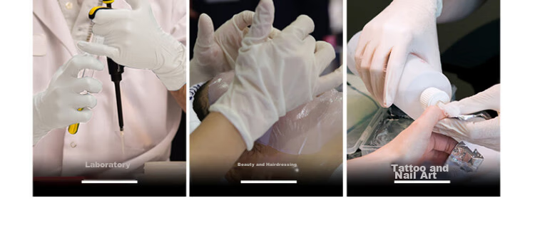 AMMEX Disposable Premium Latex Gloves (Off-White) Powder-Free Large (CE Certified SGS) 100pcs/Box XLFRT46100 8