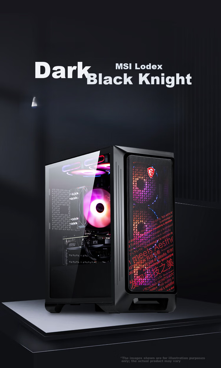 MSI Dark Knight Codex AMD Ryzen R5 5600/RTX 3050/16GB/1TB Gaming Designer Desktop PC DIY Assembly Computer 1