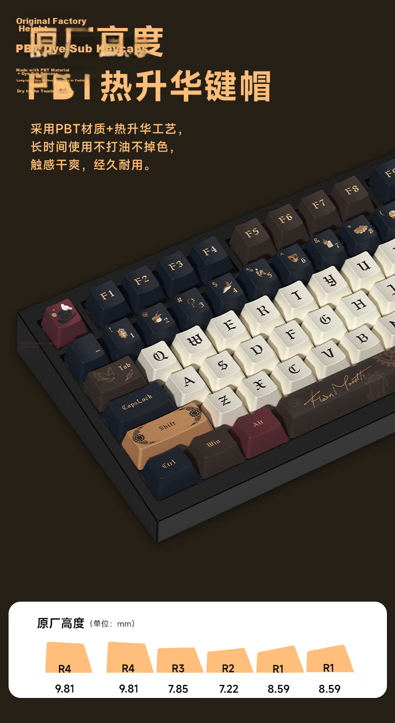 AKKO 5075 V5 Mysterious Master Collaboration, 75-Key Layout, Tri-Mode Wireless Mechanical Keyboard, 82 Keys, High Aesthetic Value, Laptop Office Keyboard, Bluetooth And Wired Gasket Structure 4