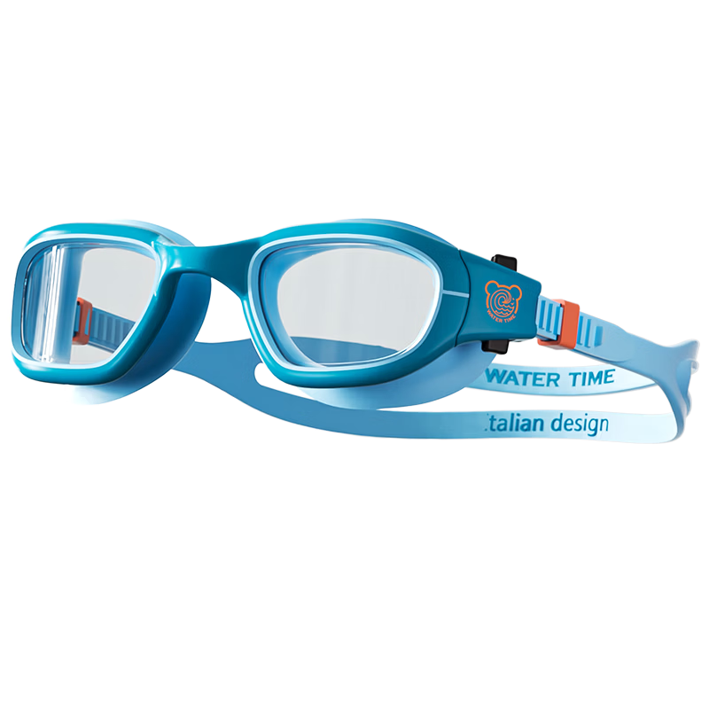 WATERTIME Kids Waterproof Anti-Fog HD Mid-Frame Swimming Goggles Boys Girls Professional Swim Training Gear
