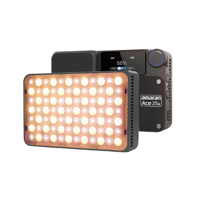 AMARAN Aputure ACE 25X Charcoal Gray Live Streaming Fill Light, Photography Light, Professional Portable Fill Light, LED Phone Camera Light, Outdoor Shooting Pocket Light