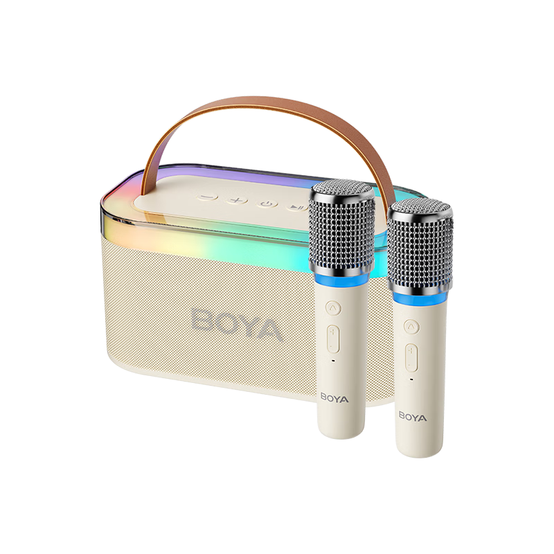 BOYA KM6 Wireless Bluetooth Microphone Speaker All-in-One Sound Card Singing Live Streaming Home Karaoke Device