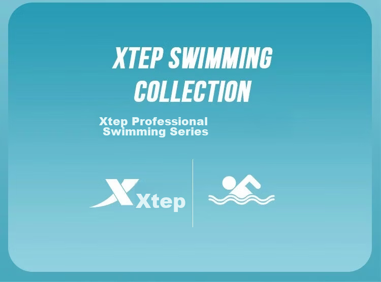 Xtep Women's One-Piece Square-Leg Competitive Swimsuit Professional Training Slimming Tummy Control Conservative Hot Spring Vacation Swimwear 19