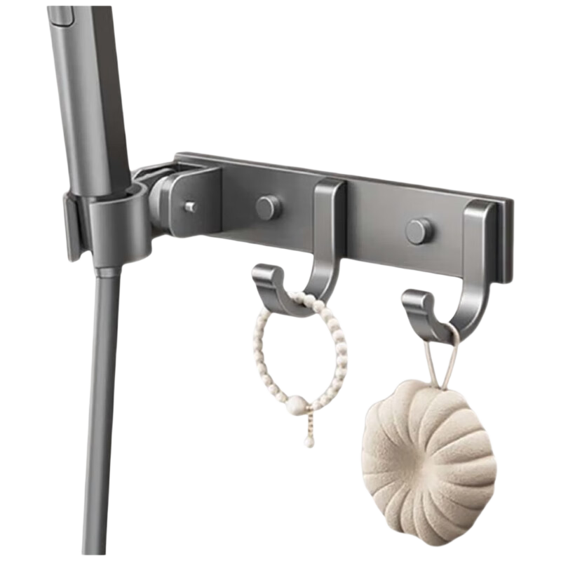 Shangmeide Shower Head Holder, No Drilling Required, Adjustable, Anti-Drop, Super Strong Adhesive Bathroom Mount